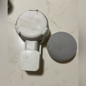 Google NEST MINI + Amazon ECHO DOT 3rd Gen. SMART SPEAKERS